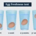 egg freshness test water
