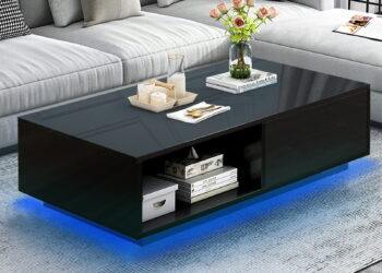 black coffee table