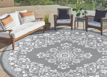 round outdoor rugs