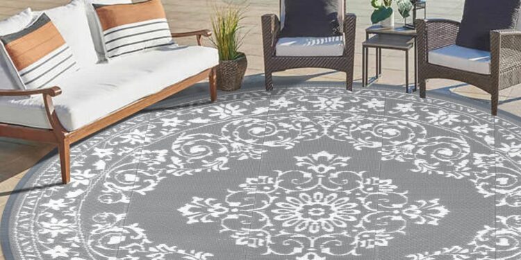 round outdoor rugs