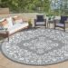 round outdoor rugs