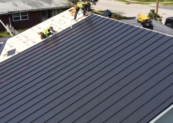 black metal roofing