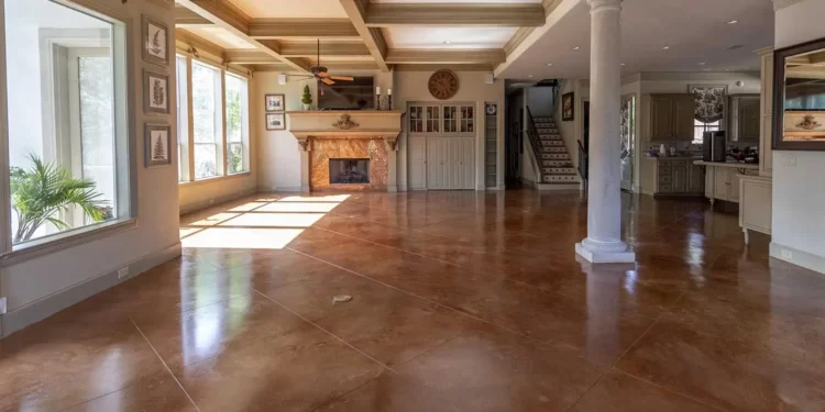 stained concrete floors