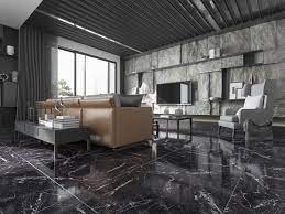 Black Tiles Floor
