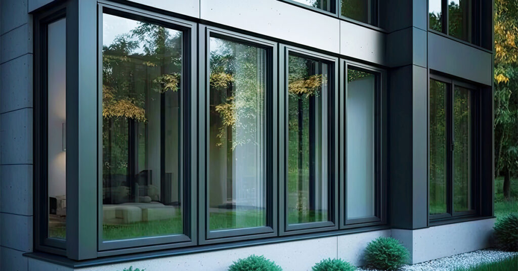 Aesthetics aluminium windows