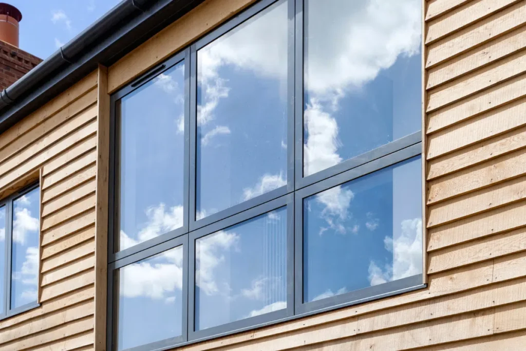 Climate triple glazed windows