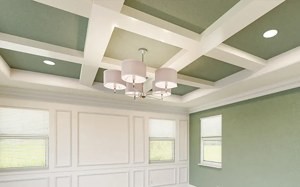 new ceiling design Neutral Tones with a Pop of Color