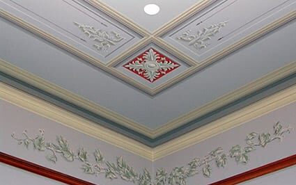 new ceiling design Painted Ceilings with Decorative Borders