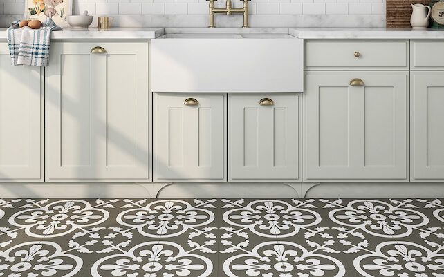 Patterned Encaustic Tiles Design Design