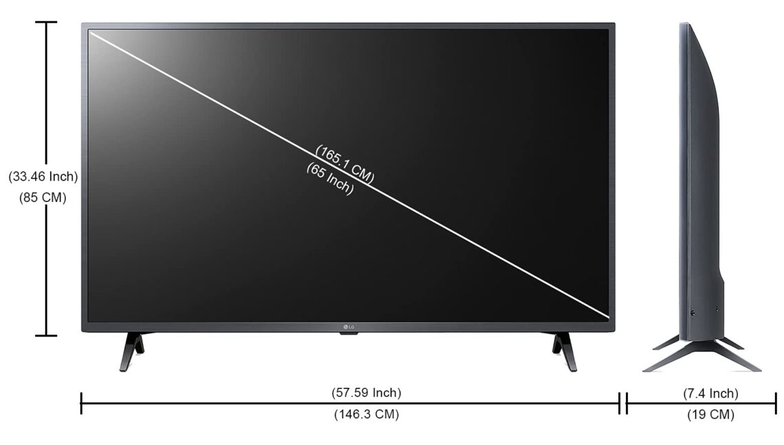 A Complete Breakdown of 65 Inch TV Dimensions