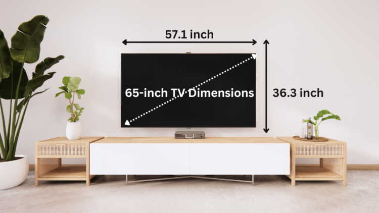 How Wide is a 65 Inch TV? Know Before You Shop