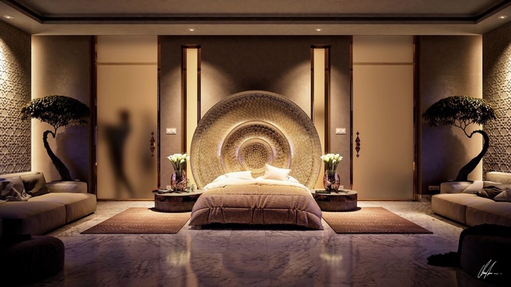 Bedroom Design luxurious-bedroom-lighting-theme