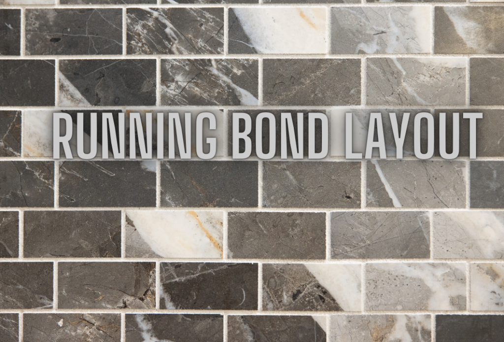 Running Bond Layout tiles design