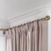 bay window curtain rod