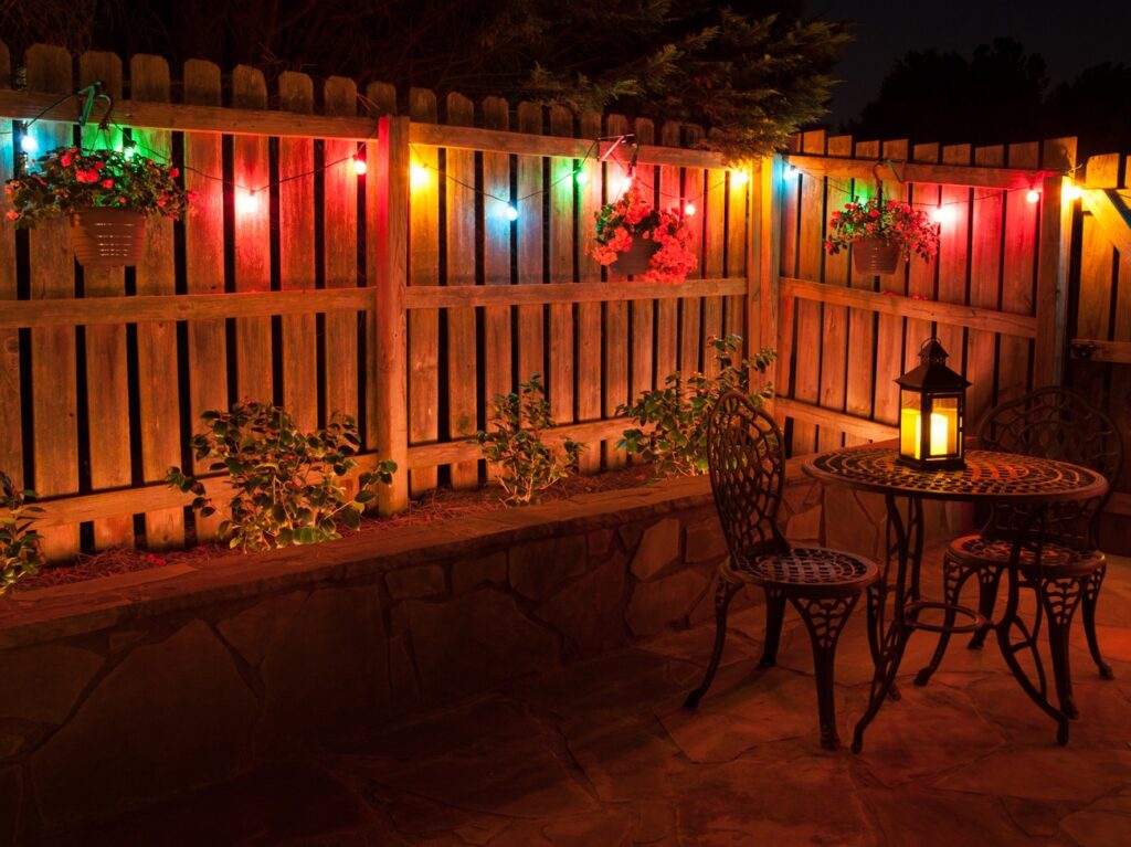 Privacy Fence Lighting home lighting ideas