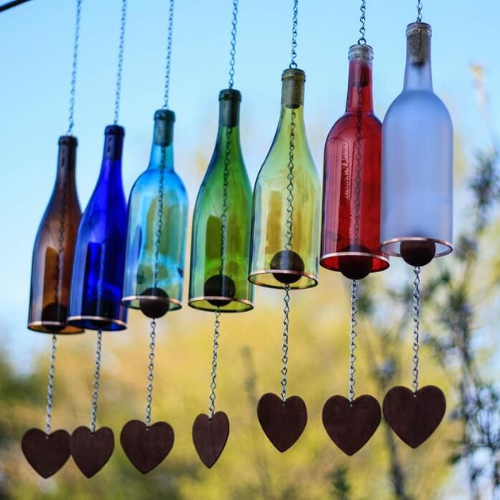  Wine Bottle Chimes